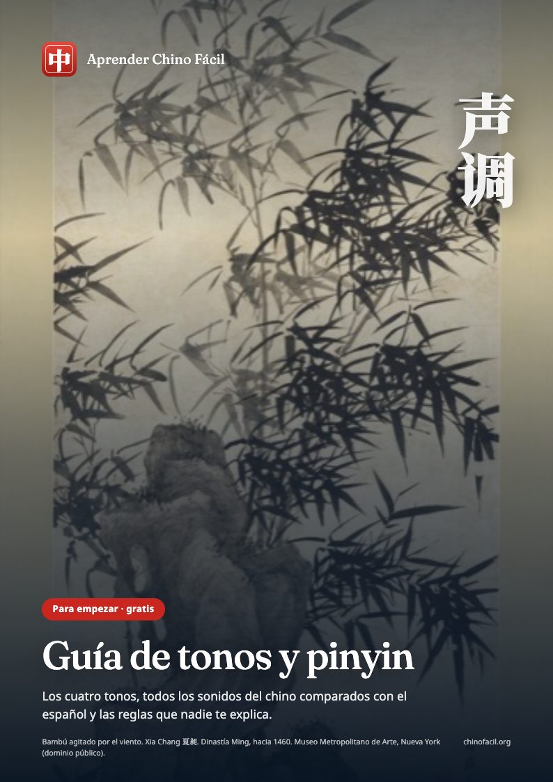 Tapa de «Guía de tonos y pinyin»